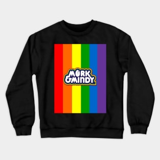 Mork Mindy Rainbow Crewneck Sweatshirt